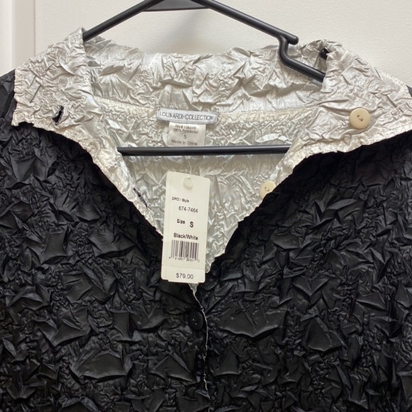 Lou Nardi NWT Y2K designer woman's lightweight size small button up jacket coat - Picture 2 of 7